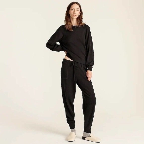 J. Crew Tops - Cotton-cashmere pullover sweatshirt
